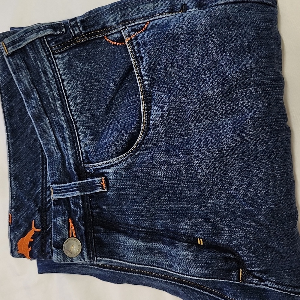 TOMMY BAHAMA Men's Classic Blue Cotton Lyocell Denim Jeans 34/34